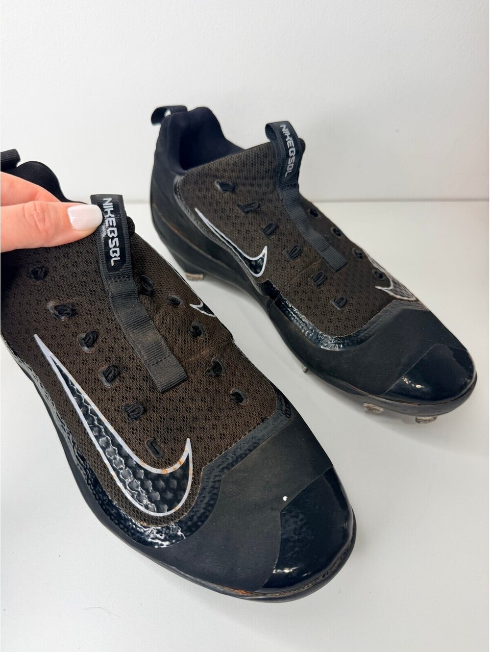 Nike air Alpha Huarache Baseball Metal low Cleats mens 11.5